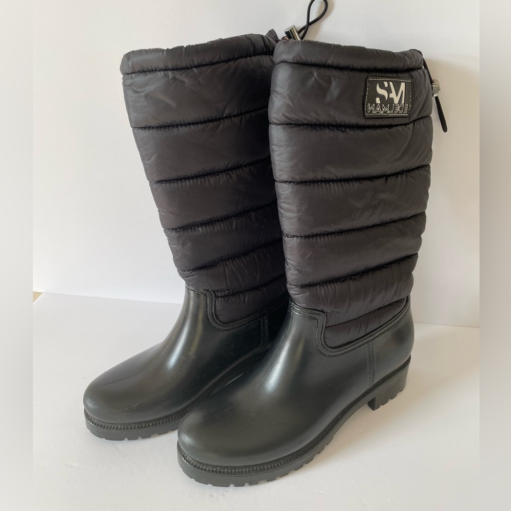 Woman's Sam Edelman quilted Adda Cold Weather Boot. Size 9